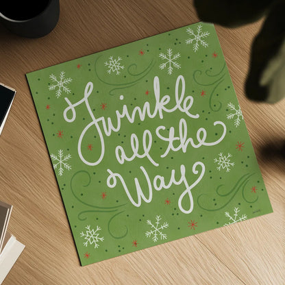 Snowplace Like Home VIII by Anne Tavoletti. Shown as a detailed flat fine art print, highlighting archival giclee quality. Available as an archival giclee rolled canvas, fine art paper, or poster print. SKU 63655a.