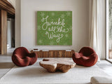 Snowplace Like Home VIII by Anne Tavoletti. Shown as extra-large giant wall art in a modern living room. Available as an archival giclee rolled canvas, fine art paper, or poster print. SKU 63655a.