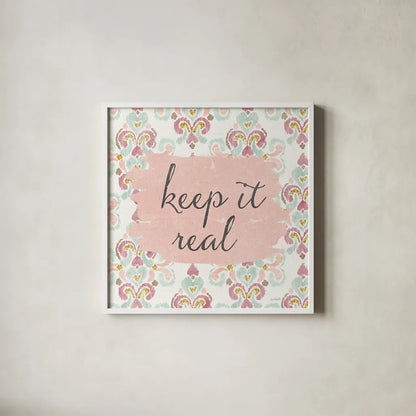 Soft Deco III by Anne Tavoletti. Shown in a crisp white glass frame for a clean and minimalist style. Available as an archival giclee rolled canvas, fine art paper, or poster print. SKU 33725a.