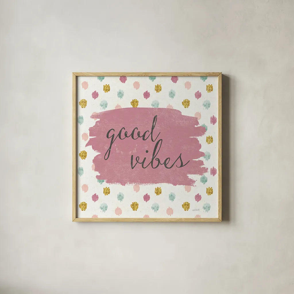 Soft Deco IV by Anne Tavoletti. Shown in a natural wood glass frame for a timeless modern aesthetic. Available as an archival giclee rolled canvas, fine art paper, or poster print. SKU 33726a.