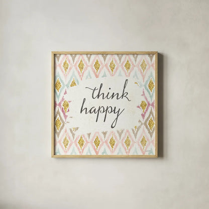 Soft Deco V by Anne Tavoletti. Shown in a natural wood glass frame for a timeless modern aesthetic. Available as an archival giclee rolled canvas, fine art paper, or poster print. SKU 33727a.