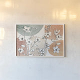 Soft Figures I by Anne Tavoletti. shown as a paper print in a white frame. Available as a archival giclee rolled canvas, fine art paper, or poster print. SKU 65803i.