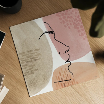 Soft Figures VIII by Anne Tavoletti. Shown as a detailed flat fine art print, highlighting archival giclee quality. Available as an archival giclee rolled canvas, fine art paper, or poster print. SKU 65810a.