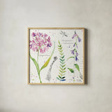 Soft Nature III by Anne Tavoletti. Shown in a natural wood glass frame for a timeless modern aesthetic. Available as an archival giclee rolled canvas, fine art paper, or poster print. SKU 15009a.