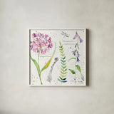Soft Nature III by Anne Tavoletti. Shown in a crisp white glass frame for a clean and minimalist style. Available as an archival giclee rolled canvas, fine art paper, or poster print. SKU 15009a.