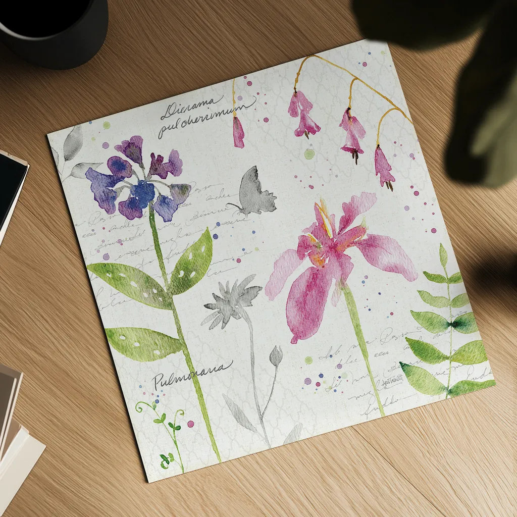 Soft Nature IV by Anne Tavoletti. Shown as a detailed flat fine art print, highlighting archival giclee quality. Available as an archival giclee rolled canvas, fine art paper, or poster print. SKU 15010a.