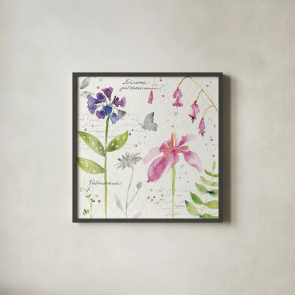 Soft Nature IV by Anne Tavoletti. Shown in a sleek black glass frame for a contemporary gallery look. Available as an archival giclee rolled canvas, fine art paper, or poster print. SKU 15010a.