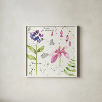 Soft Nature IV by Anne Tavoletti. Shown in a crisp white glass frame for a clean and minimalist style. Available as an archival giclee rolled canvas, fine art paper, or poster print. SKU 15010a.