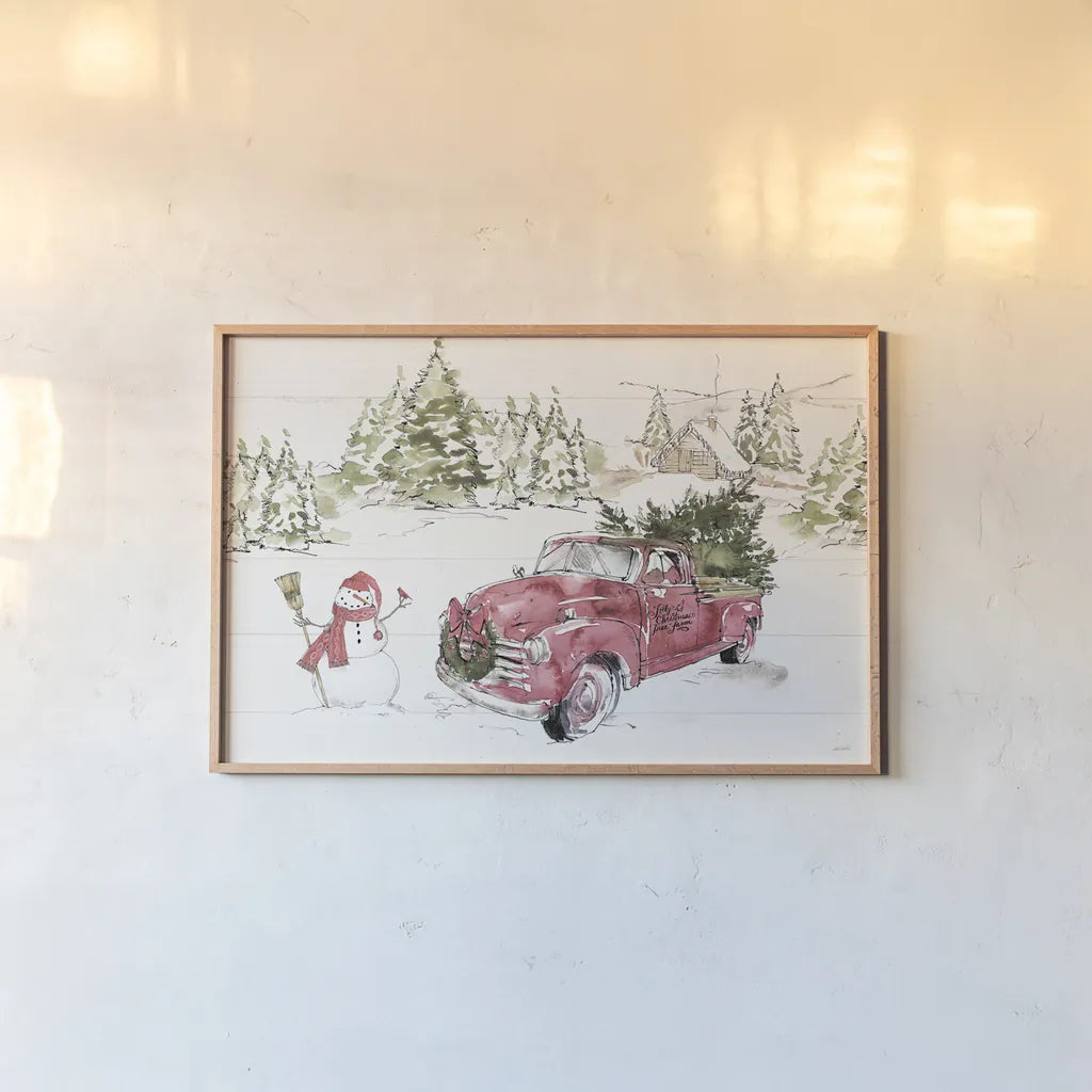 Soft Season I by Anne Tavoletti. shown as a paper print in a natural frame. Available as a archival giclee rolled canvas, fine art paper, or poster print. SKU 74537i.