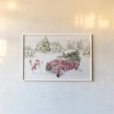 Soft Season I by Anne Tavoletti. shown as a paper print in a white frame. Available as a archival giclee rolled canvas, fine art paper, or poster print. SKU 74537i.