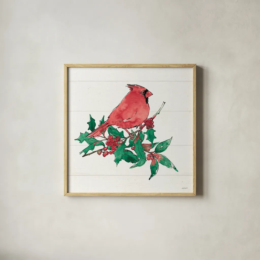 Soft Season II No Words RG by Anne Tavoletti. Shown in a natural wood glass frame for a timeless modern aesthetic. Available as an archival giclee rolled canvas, fine art paper, or poster print. SKU 75411a.