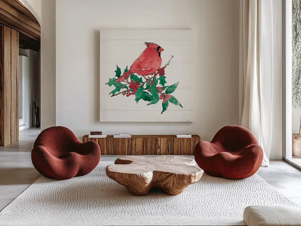 Soft Season II No Words RG by Anne Tavoletti. Shown as extra-large giant wall art in a modern living room. Available as an archival giclee rolled canvas, fine art paper, or poster print. SKU 75411a.