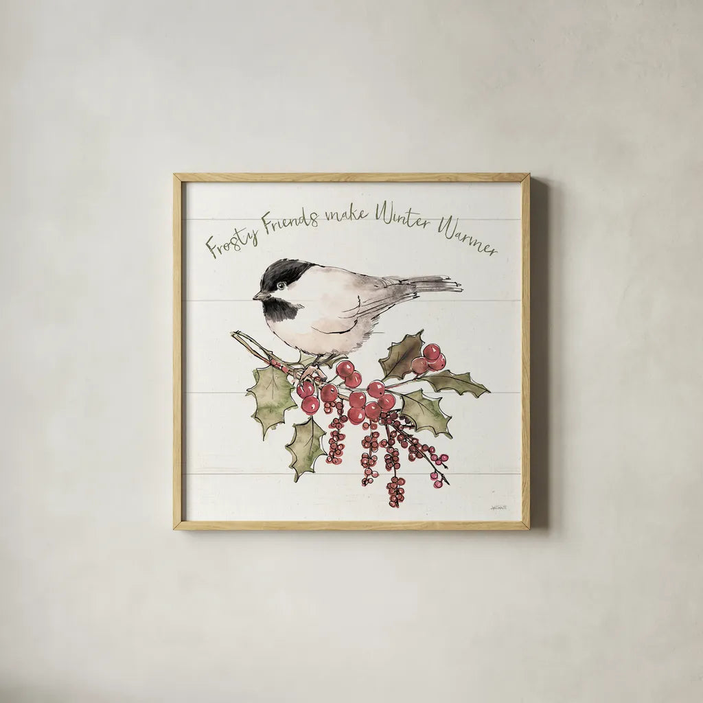 Soft Season III by Anne Tavoletti. Shown in a natural wood glass frame for a timeless modern aesthetic. Available as an archival giclee rolled canvas, fine art paper, or poster print. SKU 74539a.