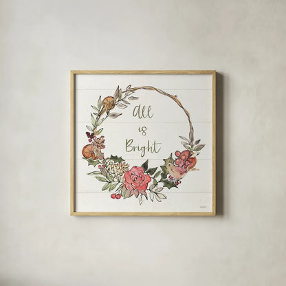 Soft Season IV by Anne Tavoletti. Shown in a natural wood glass frame for a timeless modern aesthetic. Available as an archival giclee rolled canvas, fine art paper, or poster print. SKU 74540a.