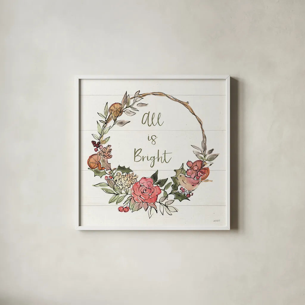 Soft Season IV by Anne Tavoletti. Shown in a crisp white glass frame for a clean and minimalist style. Available as an archival giclee rolled canvas, fine art paper, or poster print. SKU 74540a.