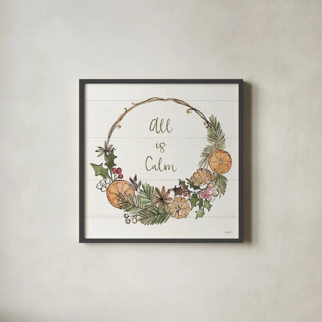 Soft Season V by Anne Tavoletti. Shown in a sleek black glass frame for a contemporary gallery look. Available as an archival giclee rolled canvas, fine art paper, or poster print. SKU 74541a.