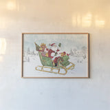 Special Delivery I by Anne Tavoletti. shown as a paper print in a natural frame. Available as a archival giclee rolled canvas, fine art paper, or poster print. SKU 85399i.