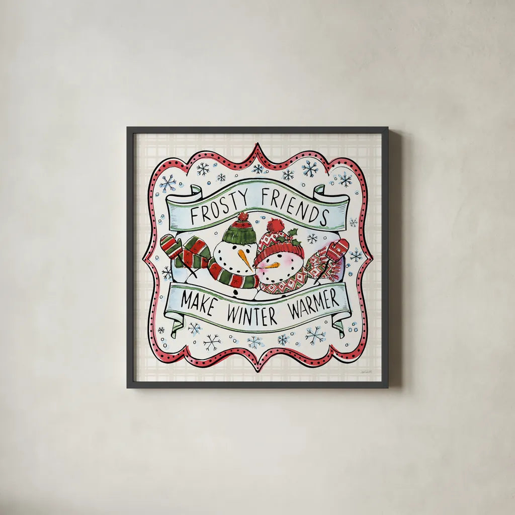 Special Delivery IX by Anne Tavoletti. Shown in a sleek black glass frame for a contemporary gallery look. Available as an archival giclee rolled canvas, fine art paper, or poster print. SKU 85407a.