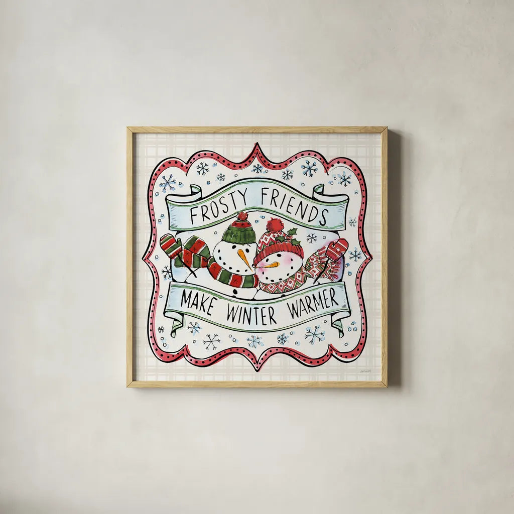 Special Delivery IX by Anne Tavoletti. Shown in a natural wood glass frame for a timeless modern aesthetic. Available as an archival giclee rolled canvas, fine art paper, or poster print. SKU 85407a.