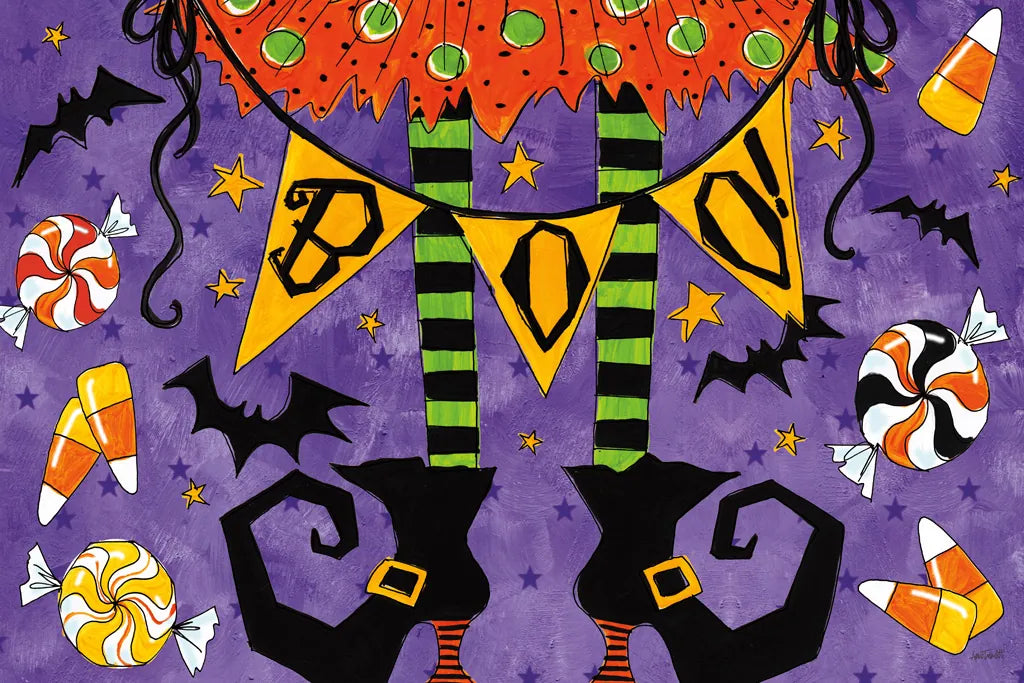 Spooky Fun III by Anne Tavoletti. SKU 48871i. Archival Giclee Fine art print for wall decor.