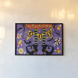 Spooky Fun III by Anne Tavoletti. shown as a paper print in a black flame. Available as a archival giclee rolled canvas, fine art paper, or poster print. SKU 48871i.
