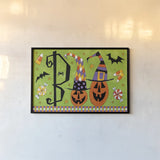 Spooky Fun IV by Anne Tavoletti. shown as a paper print in a black flame. Available as a archival giclee rolled canvas, fine art paper, or poster print. SKU 48872i.