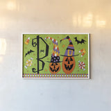 Spooky Fun IV by Anne Tavoletti. shown as a paper print in a white frame. Available as a archival giclee rolled canvas, fine art paper, or poster print. SKU 48872i.