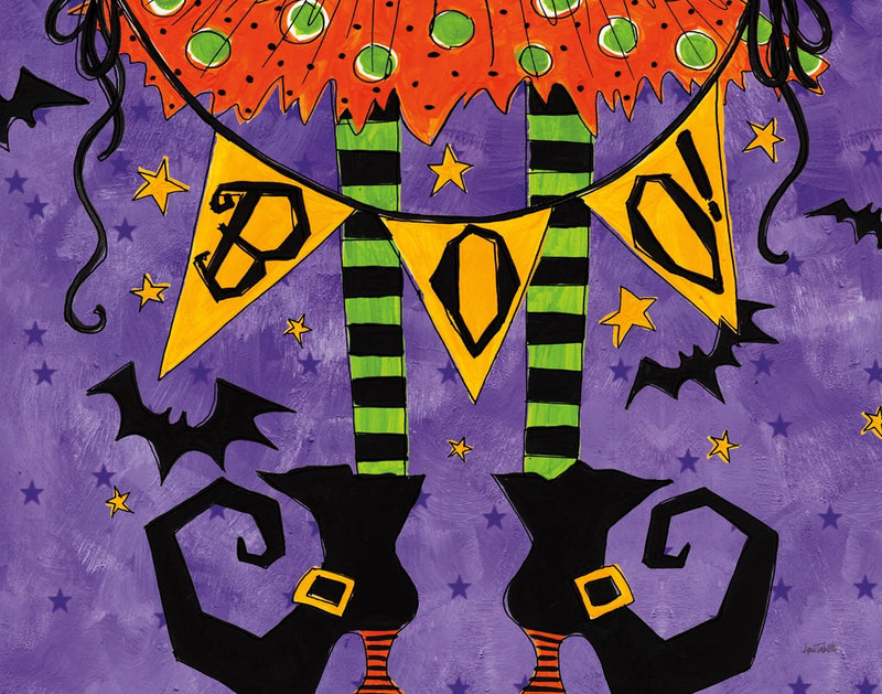 Spooky Fun Witch Crop by Anne Tavoletti