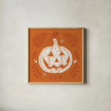Spooky Silhouettes I by Anne Tavoletti. Shown in a natural wood glass frame for a timeless modern aesthetic. Available as an archival giclee rolled canvas, fine art paper, or poster print. SKU 96488a.