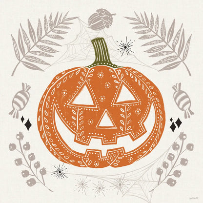 Spooky Silhouettes I Color by Anne Tavoletti. SKU 96489a. Archival Giclee Fine art print for wall decor.