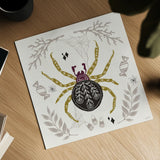 Spooky Silhouettes II Color by Anne Tavoletti. Shown as a detailed flat fine art print, highlighting archival giclee quality. Available as an archival giclee rolled canvas, fine art paper, or poster print. SKU 96491a.