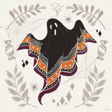 Spooky Silhouettes III Color by Anne Tavoletti. SKU 96493a. Archival Giclee Fine art print for wall decor.