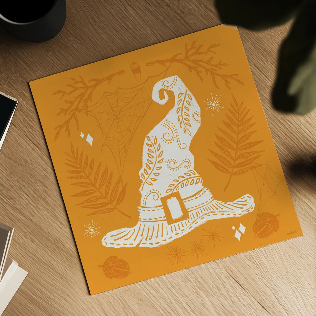 Spooky Silhouettes IV by Anne Tavoletti. Shown as a detailed flat fine art print, highlighting archival giclee quality. Available as an archival giclee rolled canvas, fine art paper, or poster print. SKU 96494a.