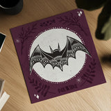 Spooky Silhouettes V by Anne Tavoletti. Shown as a detailed flat fine art print, highlighting archival giclee quality. Available as an archival giclee rolled canvas, fine art paper, or poster print. SKU 96496a.
