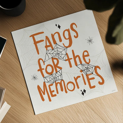 Spooky Silhouettes VII by Anne Tavoletti. Shown as a detailed flat fine art print, highlighting archival giclee quality. Available as an archival giclee rolled canvas, fine art paper, or poster print. SKU 96498a.