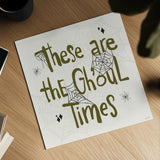 Spooky Silhouettes VIII by Anne Tavoletti. Shown as a detailed flat fine art print, highlighting archival giclee quality. Available as an archival giclee rolled canvas, fine art paper, or poster print. SKU 96499a.