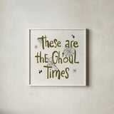 Spooky Silhouettes VIII by Anne Tavoletti. Shown in a crisp white glass frame for a clean and minimalist style. Available as an archival giclee rolled canvas, fine art paper, or poster print. SKU 96499a.