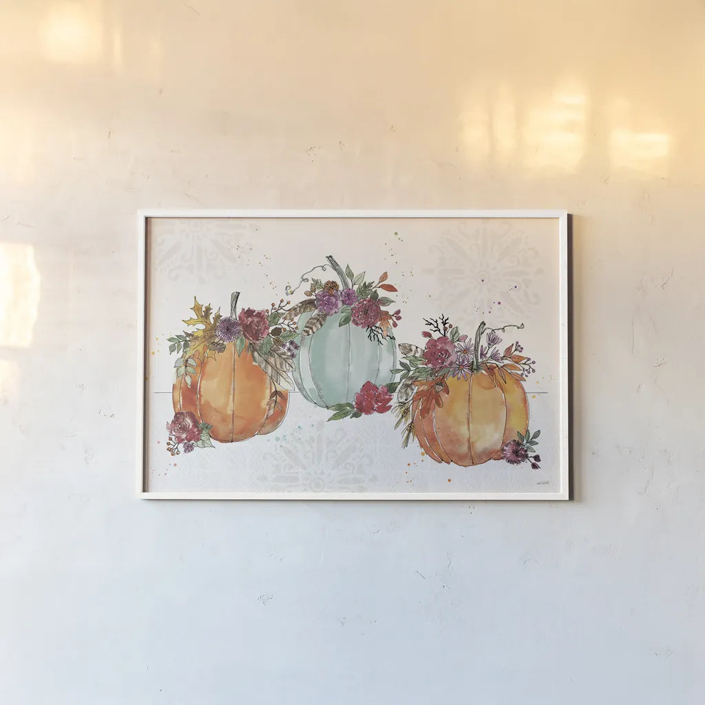 Spooky Style II by Anne Tavoletti. shown as a paper print in a white frame. Available as a archival giclee rolled canvas, fine art paper, or poster print. SKU 66284i.