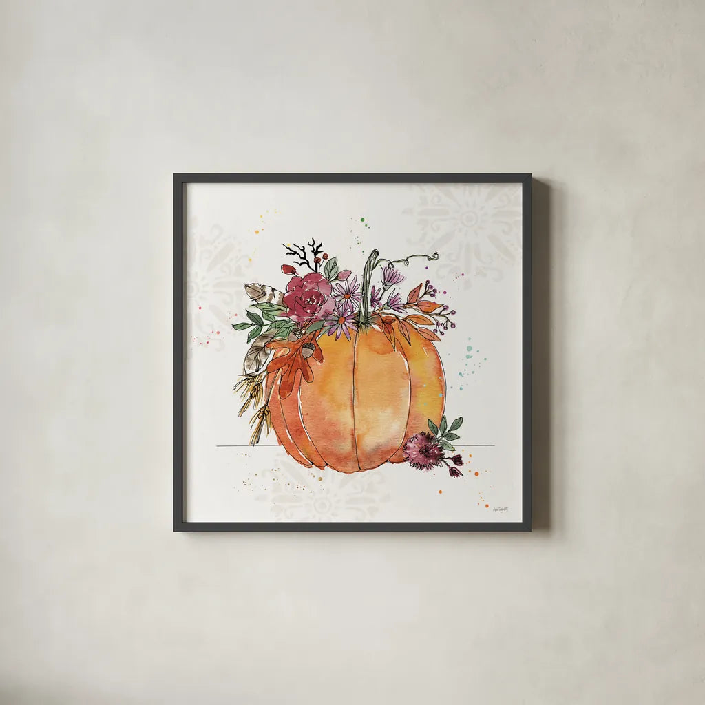 Spooky Style IX by Anne Tavoletti. Shown in a sleek black glass frame for a contemporary gallery look. Available as an archival giclee rolled canvas, fine art paper, or poster print. SKU 66291a.