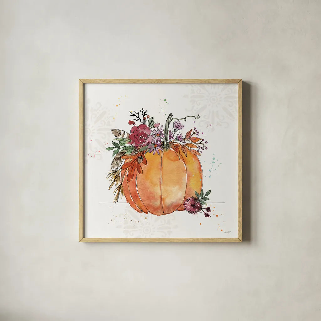 Spooky Style IX by Anne Tavoletti. Shown in a natural wood glass frame for a timeless modern aesthetic. Available as an archival giclee rolled canvas, fine art paper, or poster print. SKU 66291a.