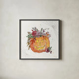 Spooky Style VII by Anne Tavoletti. Shown in a sleek black glass frame for a contemporary gallery look. Available as an archival giclee rolled canvas, fine art paper, or poster print. SKU 66289a.