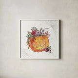 Spooky Style VII by Anne Tavoletti. Shown in a crisp white glass frame for a clean and minimalist style. Available as an archival giclee rolled canvas, fine art paper, or poster print. SKU 66289a.