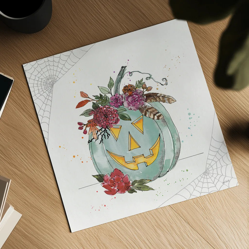 Spooky Style VIII by Anne Tavoletti. Shown as a detailed flat fine art print, highlighting archival giclee quality. Available as an archival giclee rolled canvas, fine art paper, or poster print. SKU 66290a.