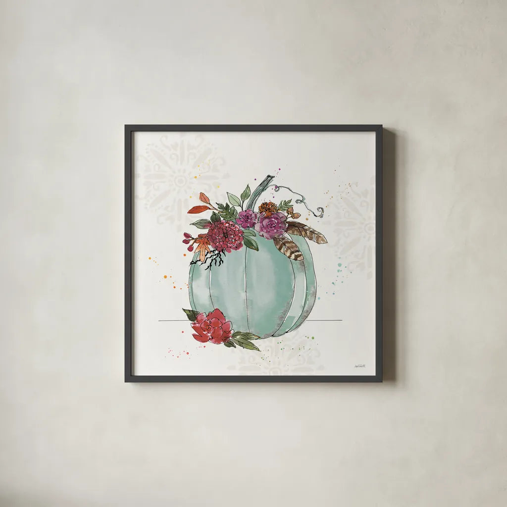 Spooky Style X by Anne Tavoletti. Shown in a sleek black glass frame for a contemporary gallery look. Available as an archival giclee rolled canvas, fine art paper, or poster print. SKU 66292a.