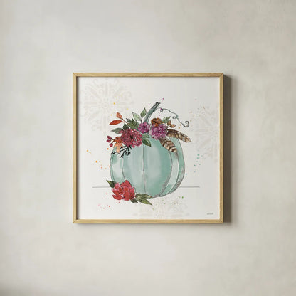 Spooky Style X by Anne Tavoletti. Shown in a natural wood glass frame for a timeless modern aesthetic. Available as an archival giclee rolled canvas, fine art paper, or poster print. SKU 66292a.