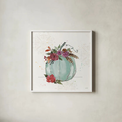 Spooky Style X by Anne Tavoletti. Shown in a crisp white glass frame for a clean and minimalist style. Available as an archival giclee rolled canvas, fine art paper, or poster print. SKU 66292a.