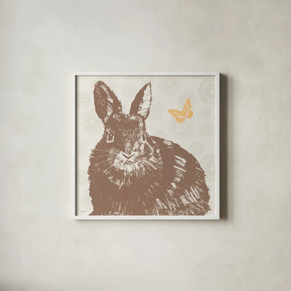 Spring Delight IX by Anne Tavoletti. Shown in a crisp white glass frame for a clean and minimalist style. Available as an archival giclee rolled canvas, fine art paper, or poster print. SKU 92088a.