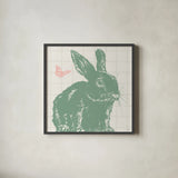 Spring Delight VI by Anne Tavoletti. Shown in a sleek black glass frame for a contemporary gallery look. Available as an archival giclee rolled canvas, fine art paper, or poster print. SKU 92085a.