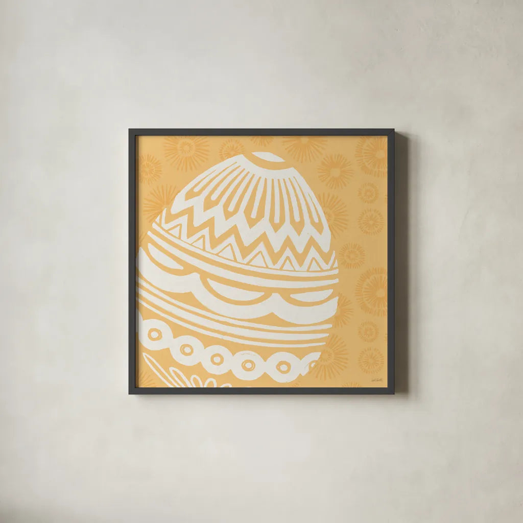 Spring Delight VIII by Anne Tavoletti. Shown in a sleek black glass frame for a contemporary gallery look. Available as an archival giclee rolled canvas, fine art paper, or poster print. SKU 92087a.