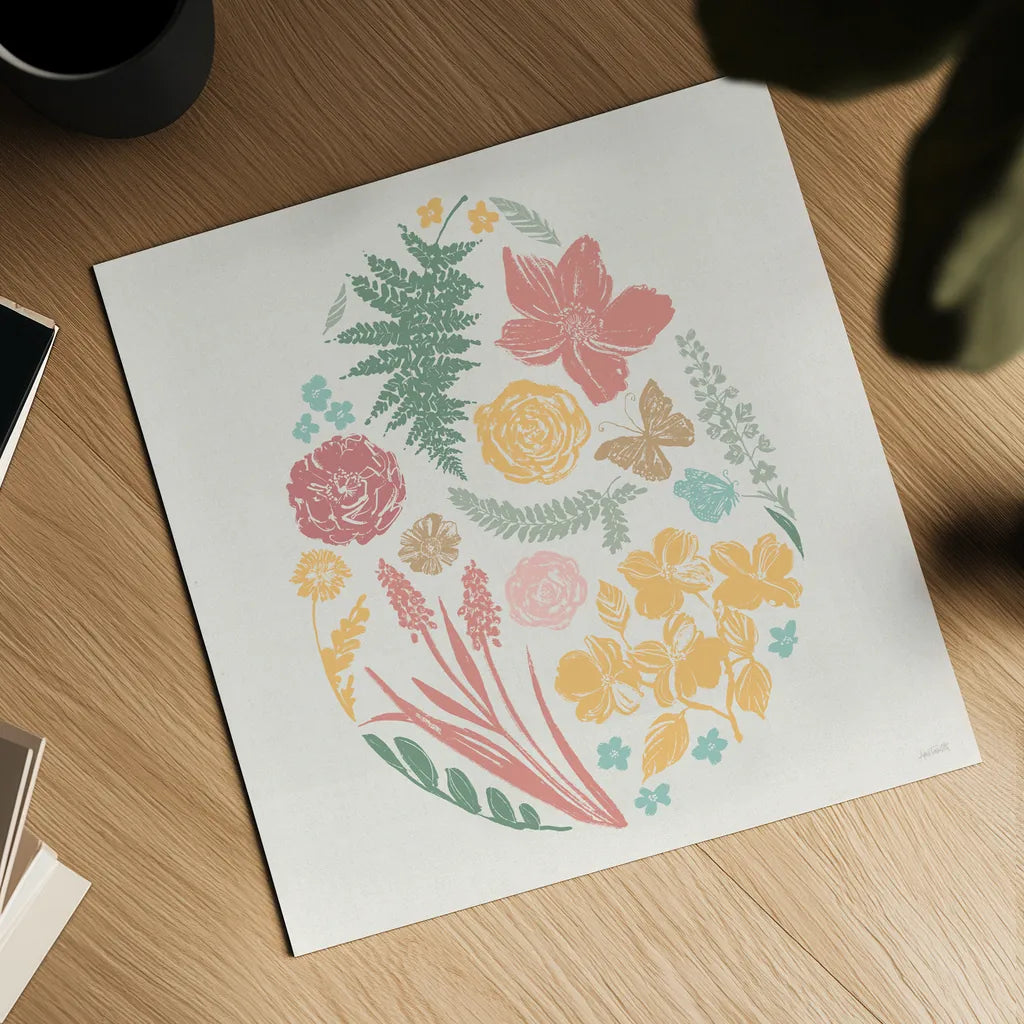 Spring Delight X by Anne Tavoletti. Shown as a detailed flat fine art print, highlighting archival giclee quality. Available as an archival giclee rolled canvas, fine art paper, or poster print. SKU 92089a.